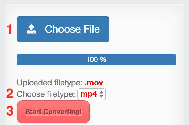 How to convert MOV files online to MP4